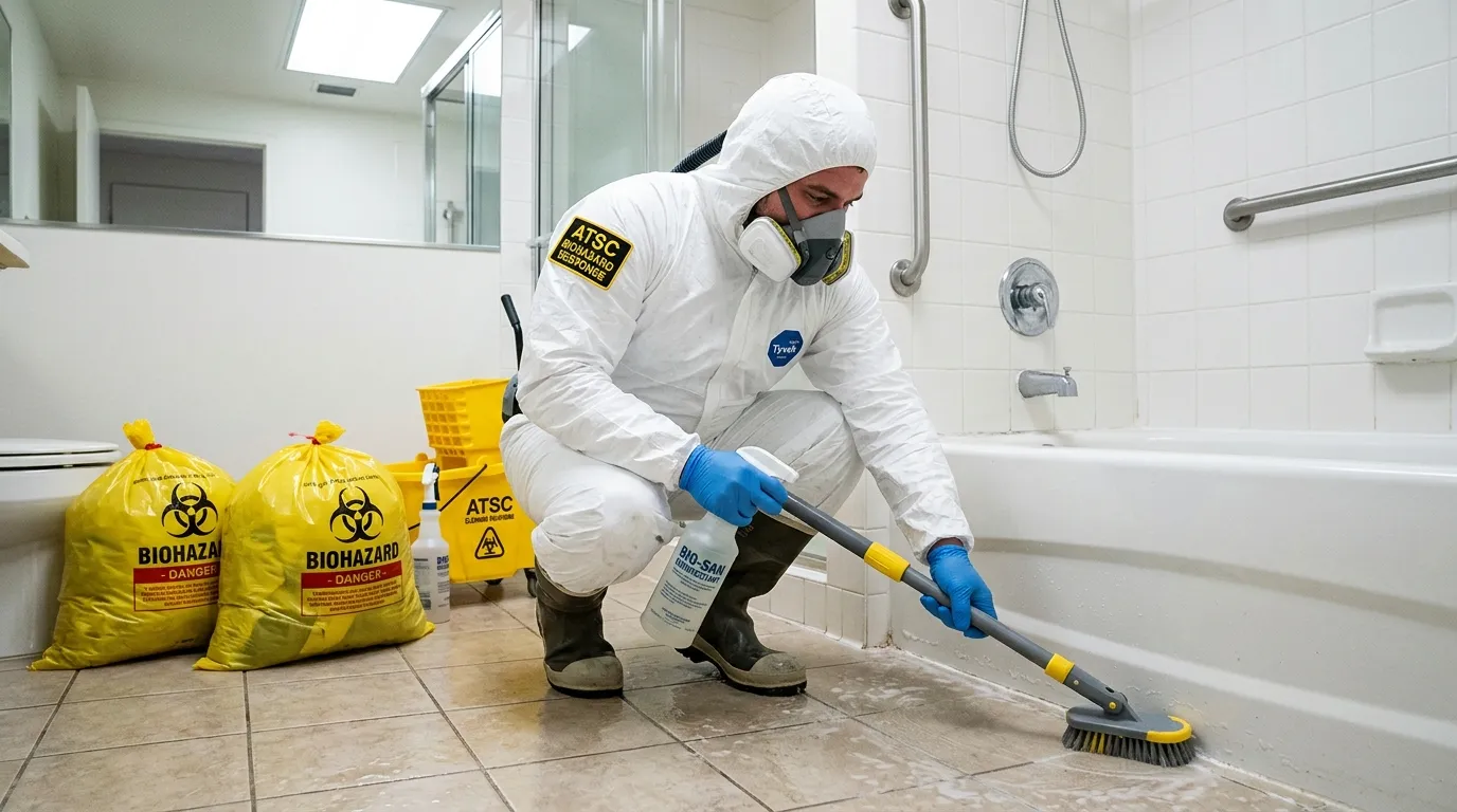 Decontamination equipment deployed for Blood Cleanup in Danville